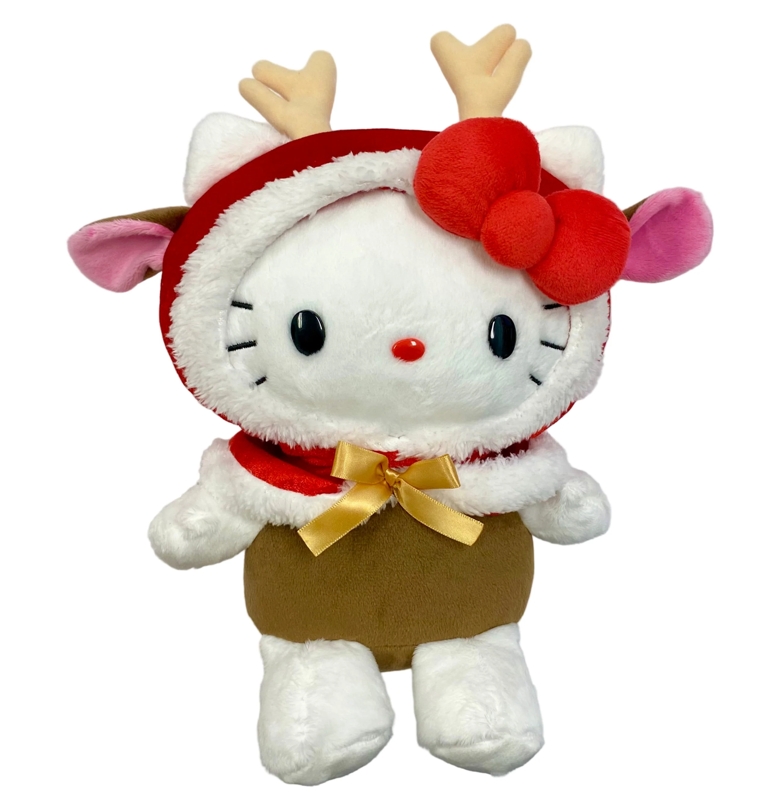 Hello Kitty Santa Claus Costume Reindeer 10" Plush