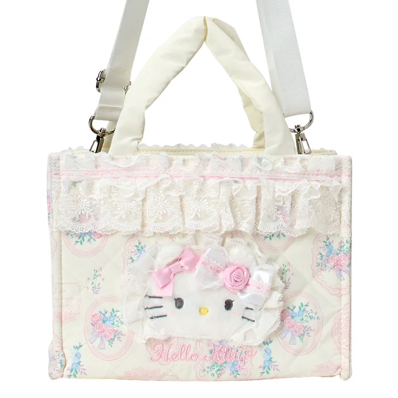 Hello Kitty Pink Frills & Roses 2-Way Tote Bag - Image 2