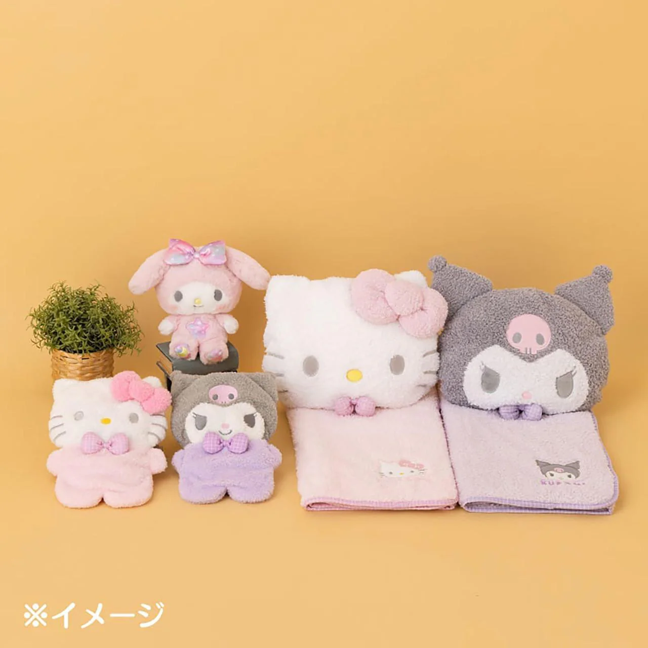 Kuromi Face 3Way Blanket - Image 6