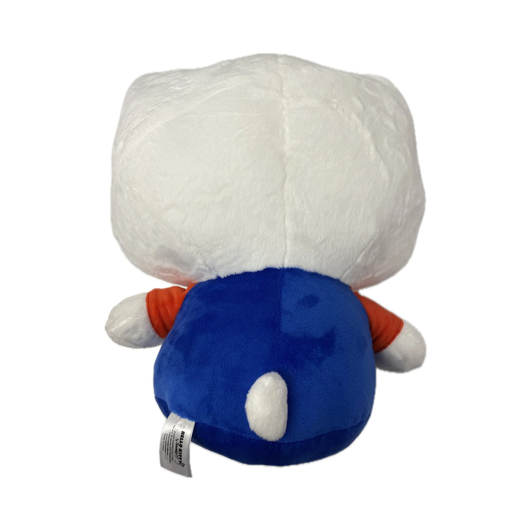 Hello Kitty Classic Blue Overalls 8" Plush - Image 2