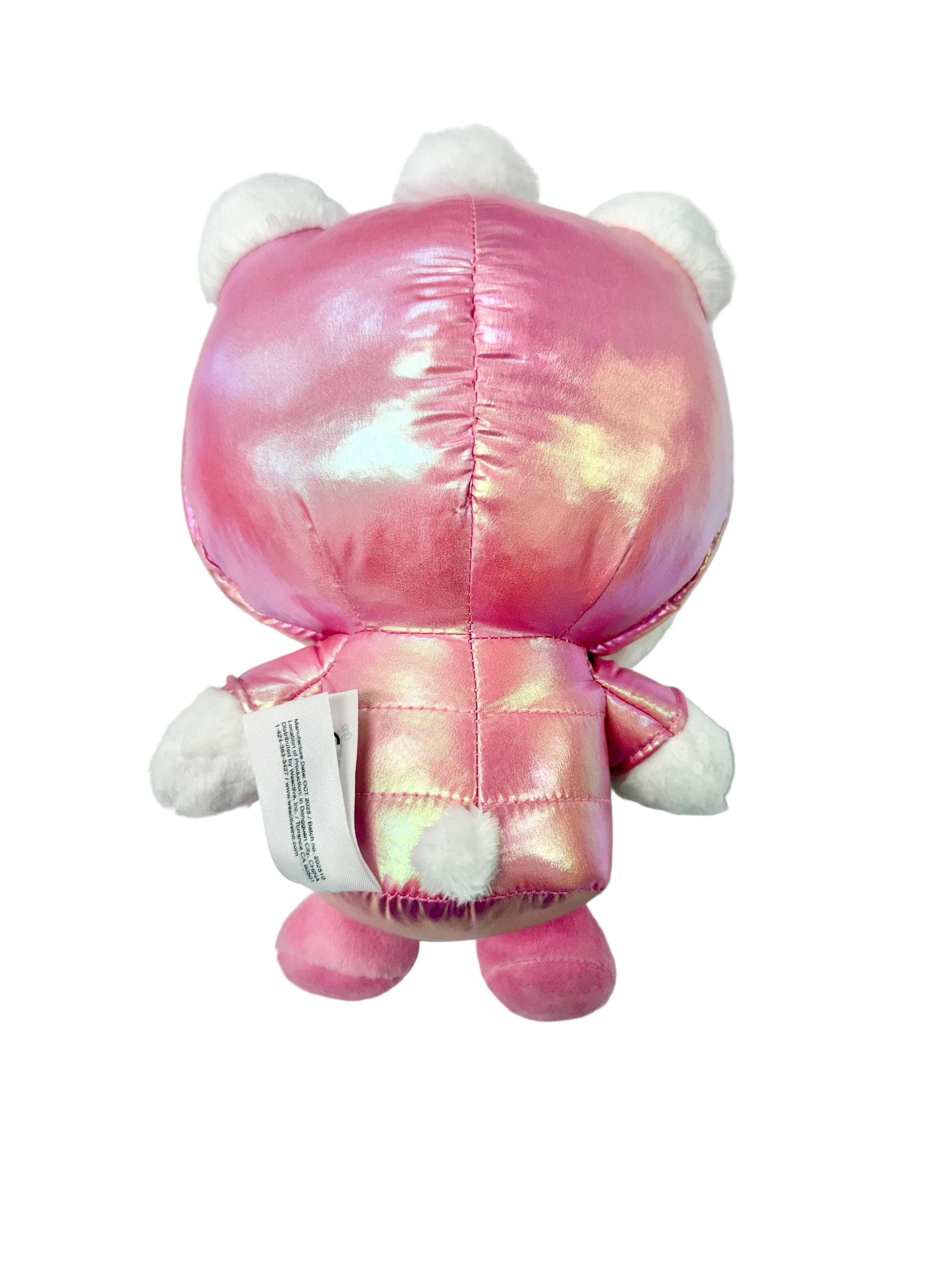 Hello Kitty Shiny Hooded Puffer Jacket 8" Plush - Image 2