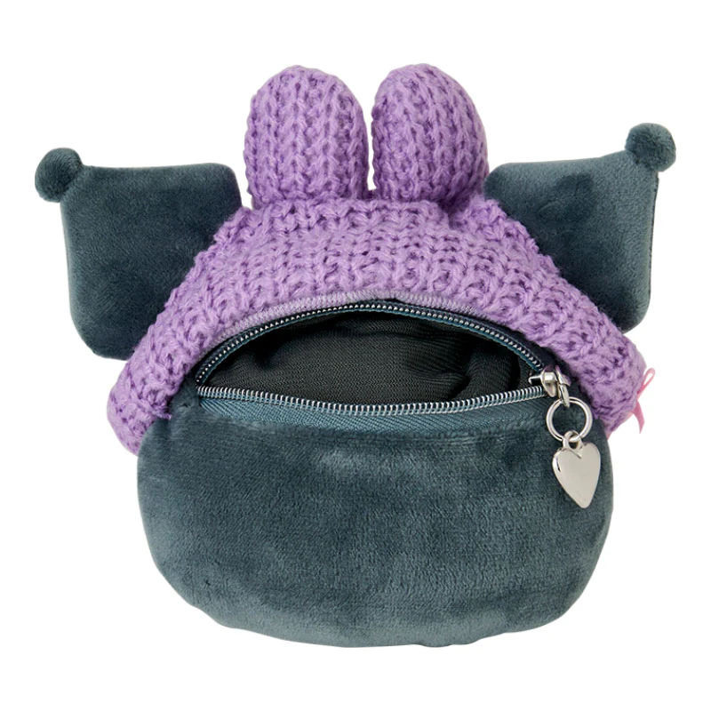 Kuromi Cozy Cap Mascot Clip Pouch - Image 3