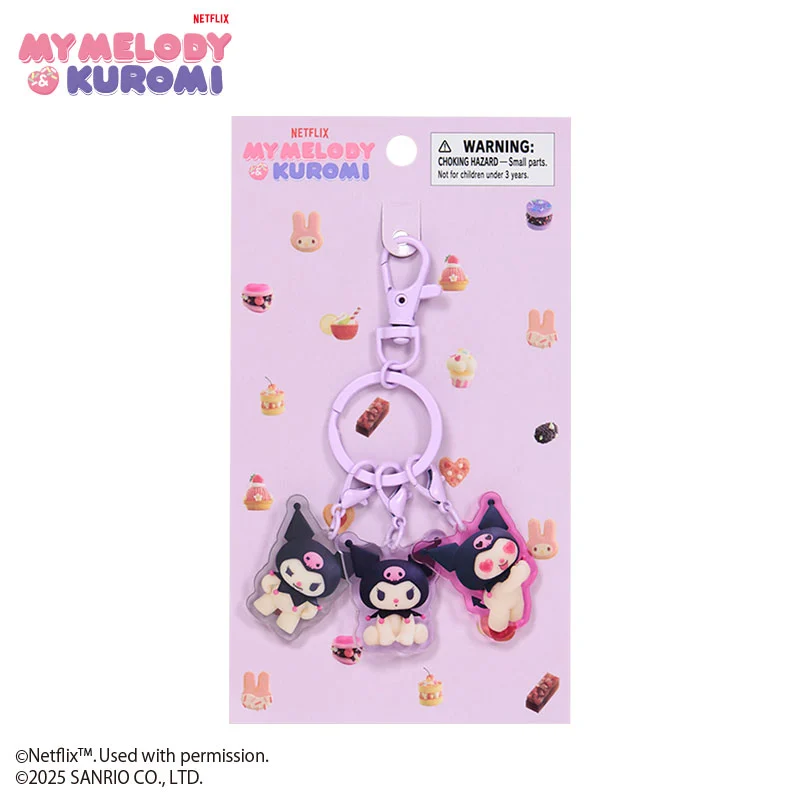 Kuromi Netflix Series Acrylic Keyring