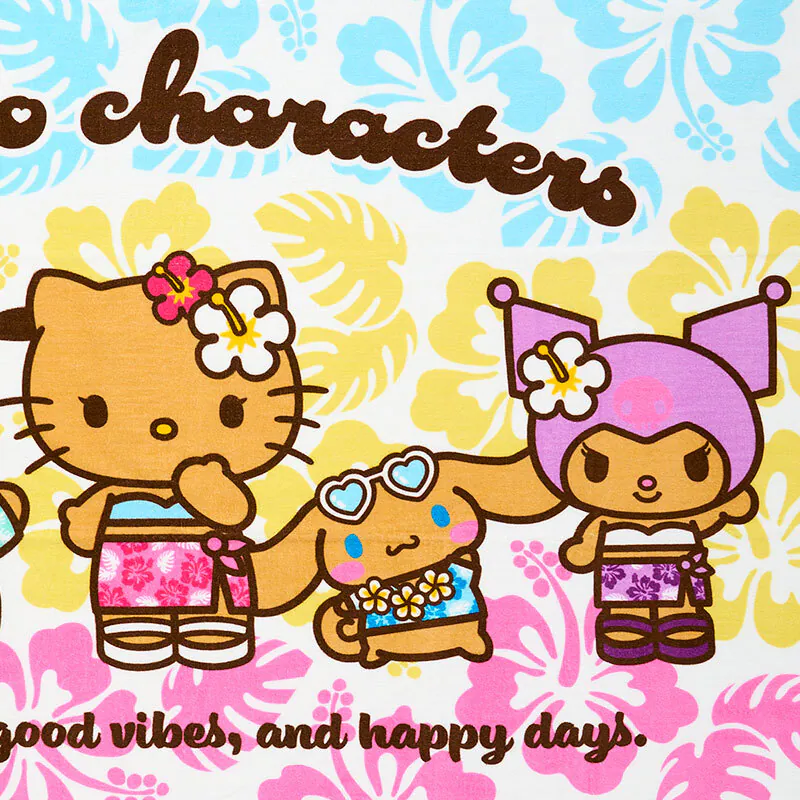 Sanrio Characters Mix Suntan Bath Towel - Image 3