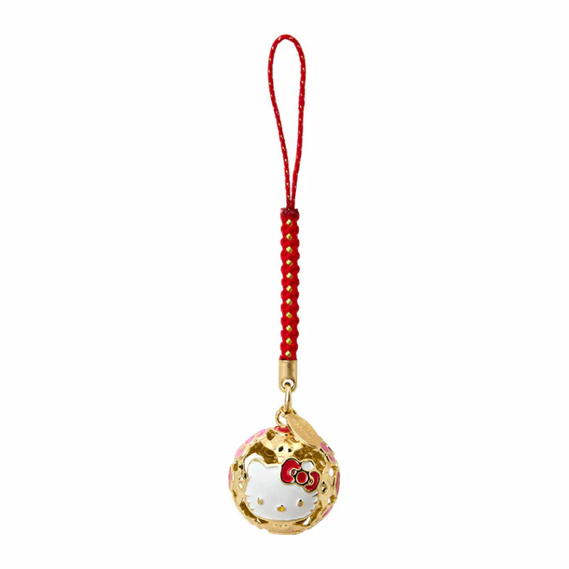 Hello Kitty Ribbon Bell Strap