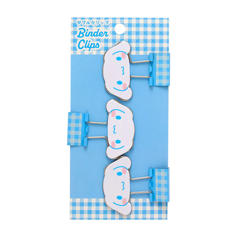 Cinnamoroll Checkered Binder Clips