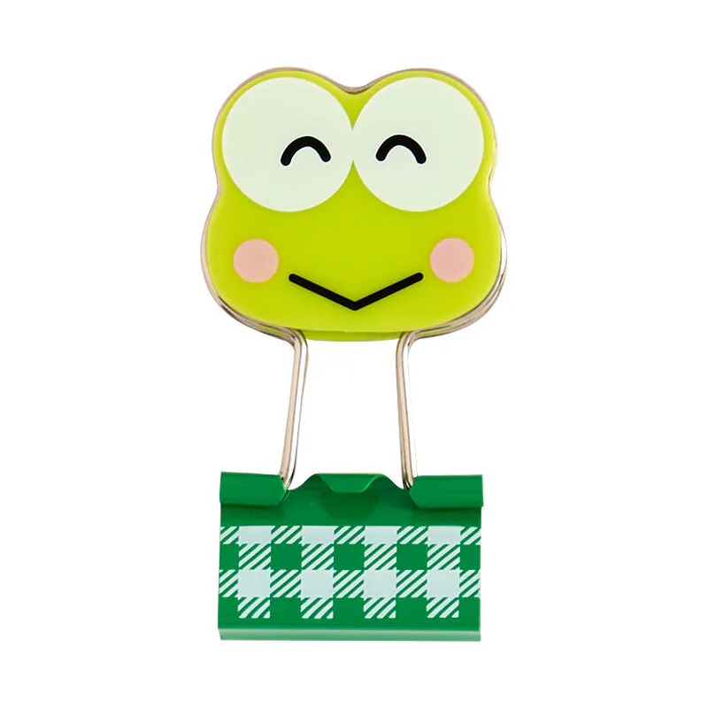 Keroppi Checkered Binder Clips - Image 2