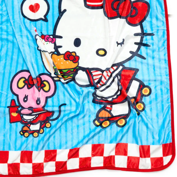 Hello Kitty Burger Shop Burger Blanket - Image 3
