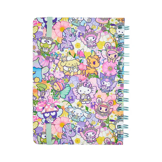 tokidoki x Hello Kitty and Friends Butterfly Garden Spiral Notebook - Image 3