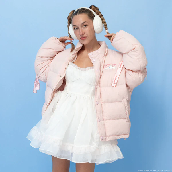 Cinnamoroll x JapanLA Bows Puffer Jacket - Image 6