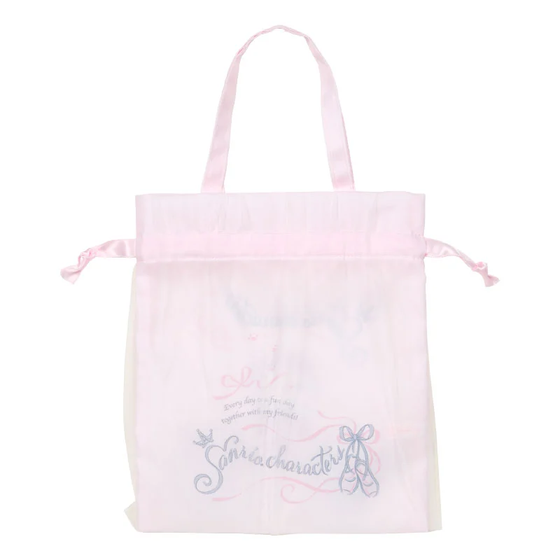 Sanrio Characters Mix White Cat Ballerina Drawstring Bag - Image 2