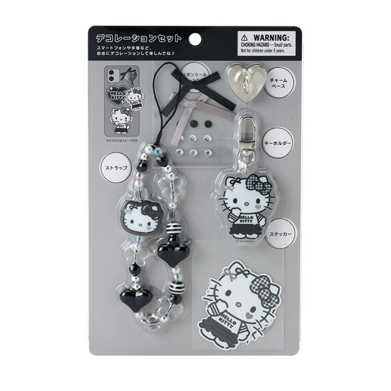 Hello Kitty Monochrome Decorative Charm - Image 2
