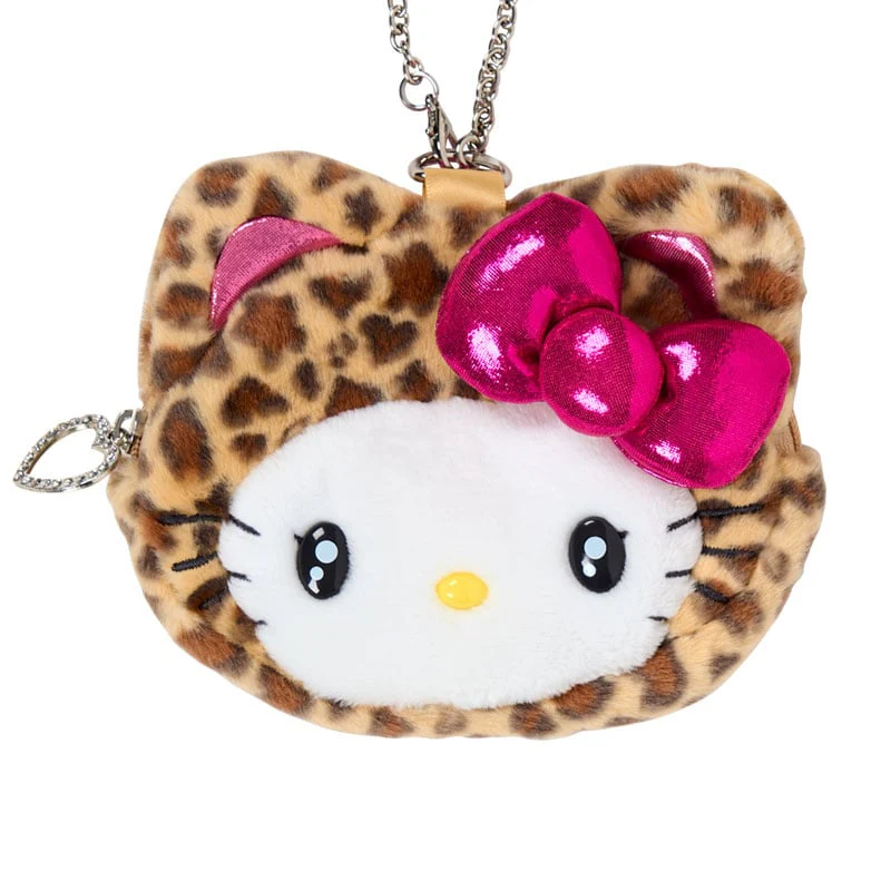 Hello Kitty Brown G Cat Face Shaped Pouch - Image 2