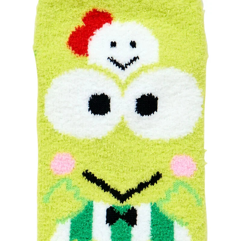 Keroppi Face Fluffy Socks - Image 2