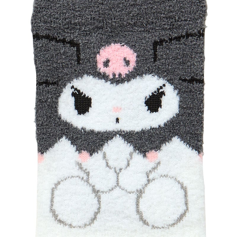 Kuromi Face Fluffy Socks - Image 2