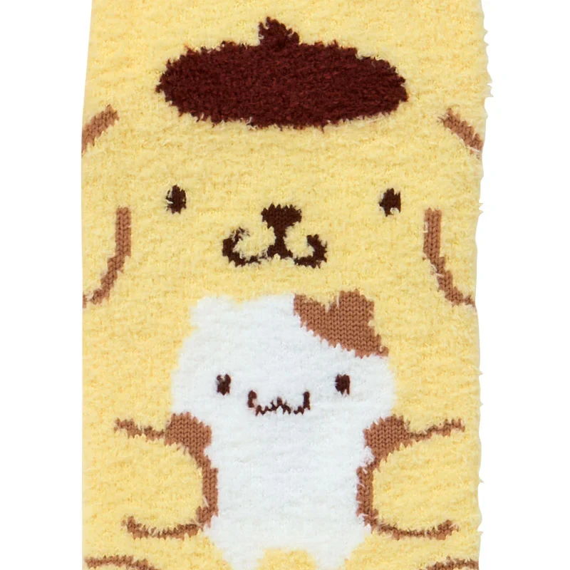 Pompompurin Face Fluffy Socks - Image 2