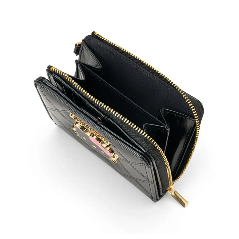 Hello Kitty Face Black Foldable Wallet - Image 3