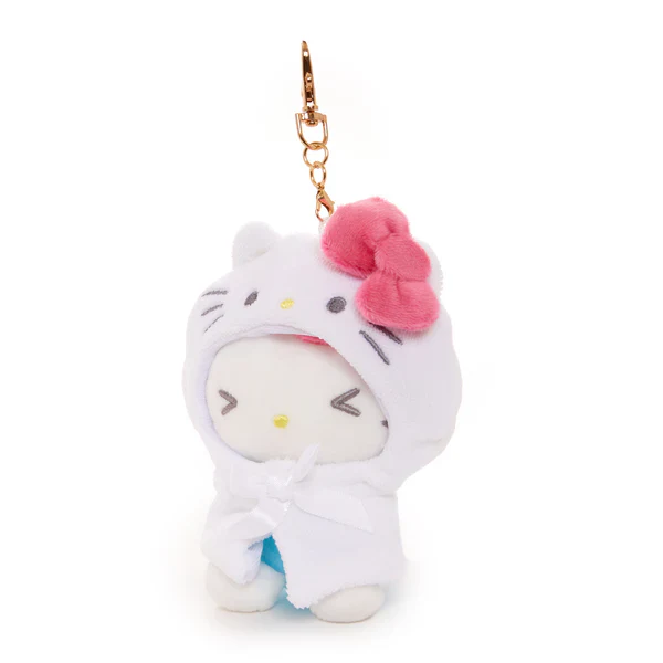 Hello Kitty Frightened Plush Mascot Keychain - Image 4