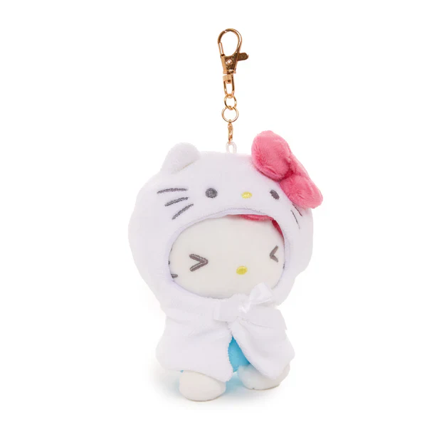 Hello Kitty Frightened Plush Mascot Keychain - Image 5