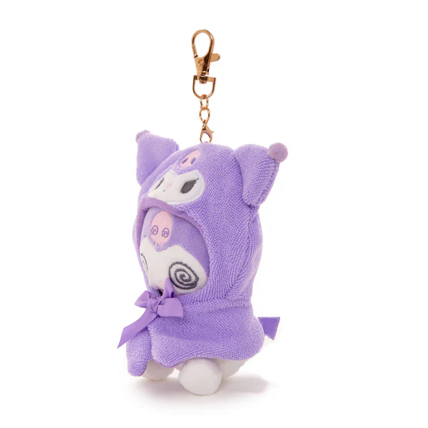 Kuromi Frightened Plush Mascot Keychain - Image 3