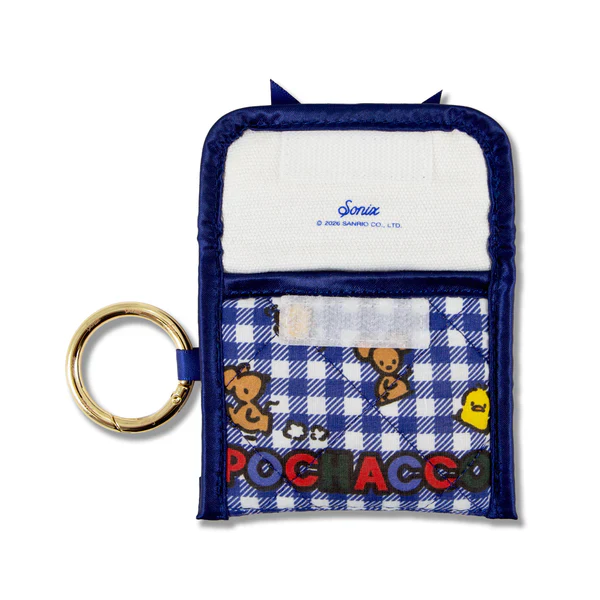 Sonix x Pochacco Gingham Earbud Pouch - Image 3