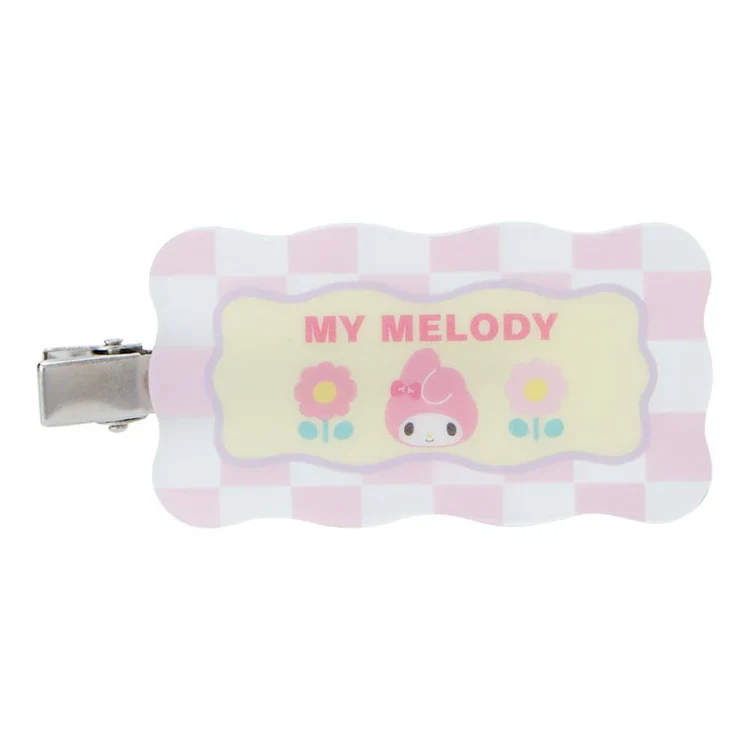 Sanrio Characters Pastel Check Hair Clip - Image 11
