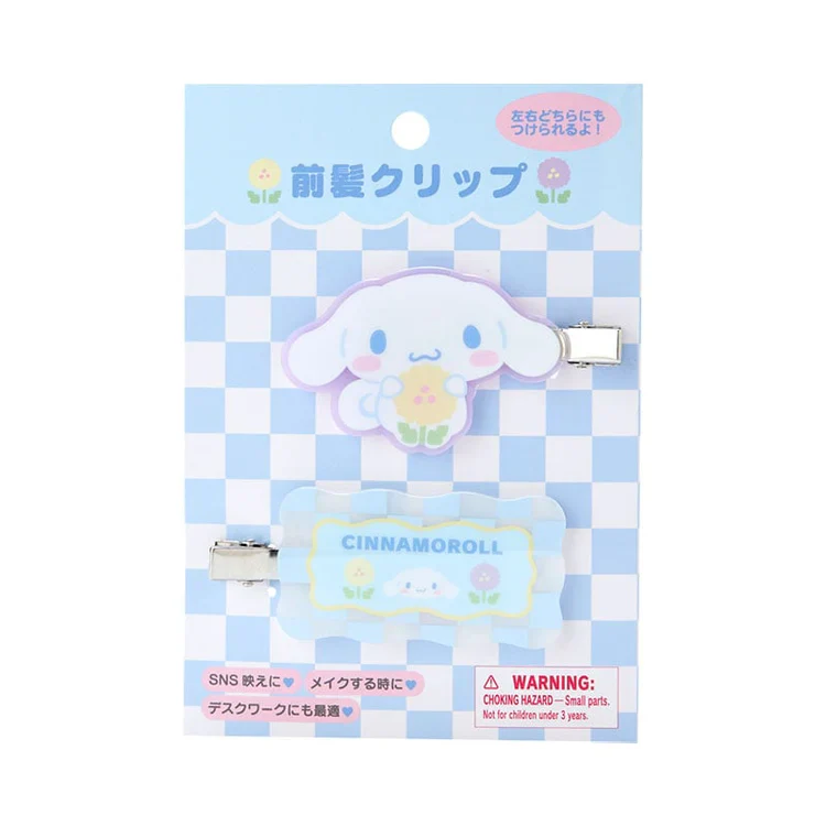 Sanrio Characters Pastel Check Hair Clip - Image 12