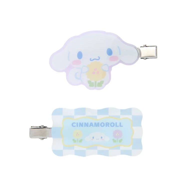 Sanrio Characters Pastel Check Hair Clip - Image 13