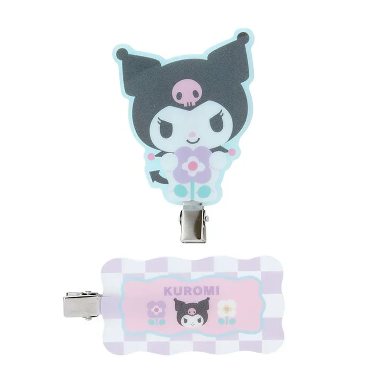 Sanrio Characters Pastel Check Hair Clip - Image 18