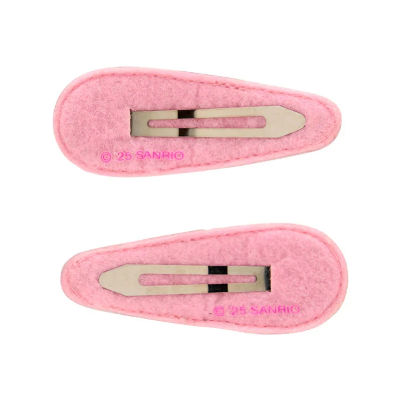 Hello Kitty Pink Metallic Hair Clip Set - Image 2