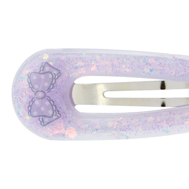My Melody Glitter Hair Clips - Image 3