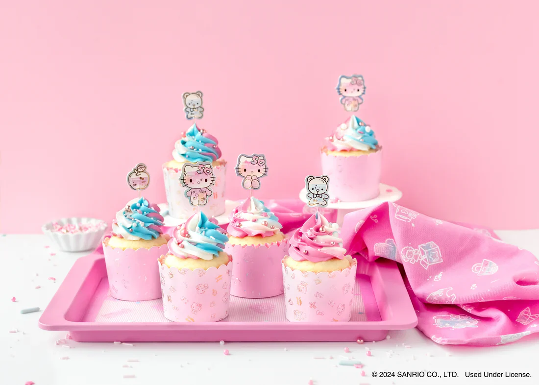 Hello Kitty 50th Anniversary Cupcake Party Set - Image 3