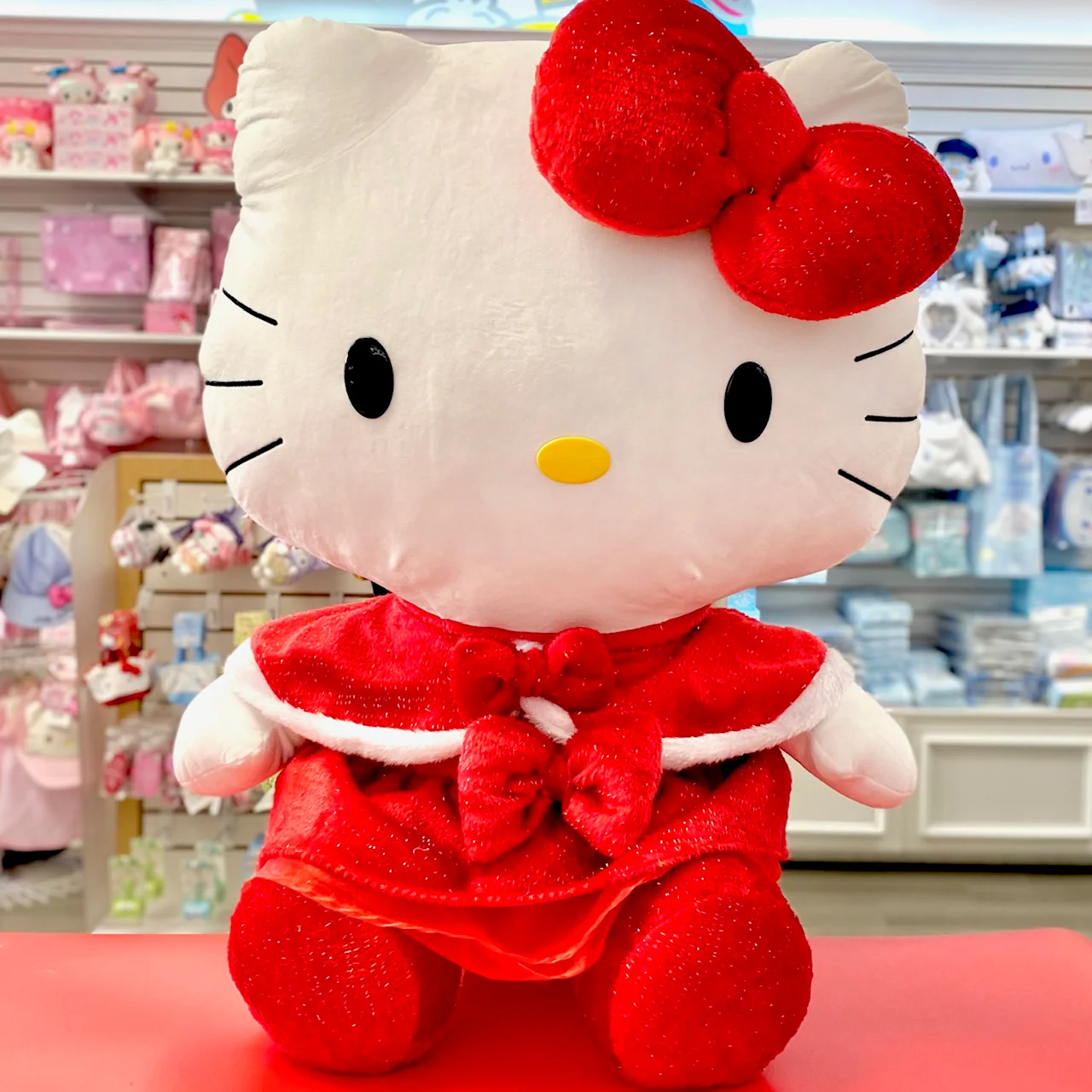 Hello Kitty Red Dress Cape Plush - Image 3