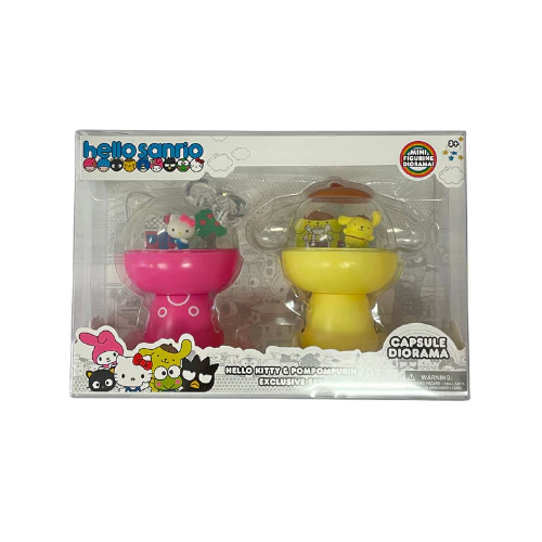Hello Sanrio 4" Figure Hello Kitty & Pompompurin Exclusive Set