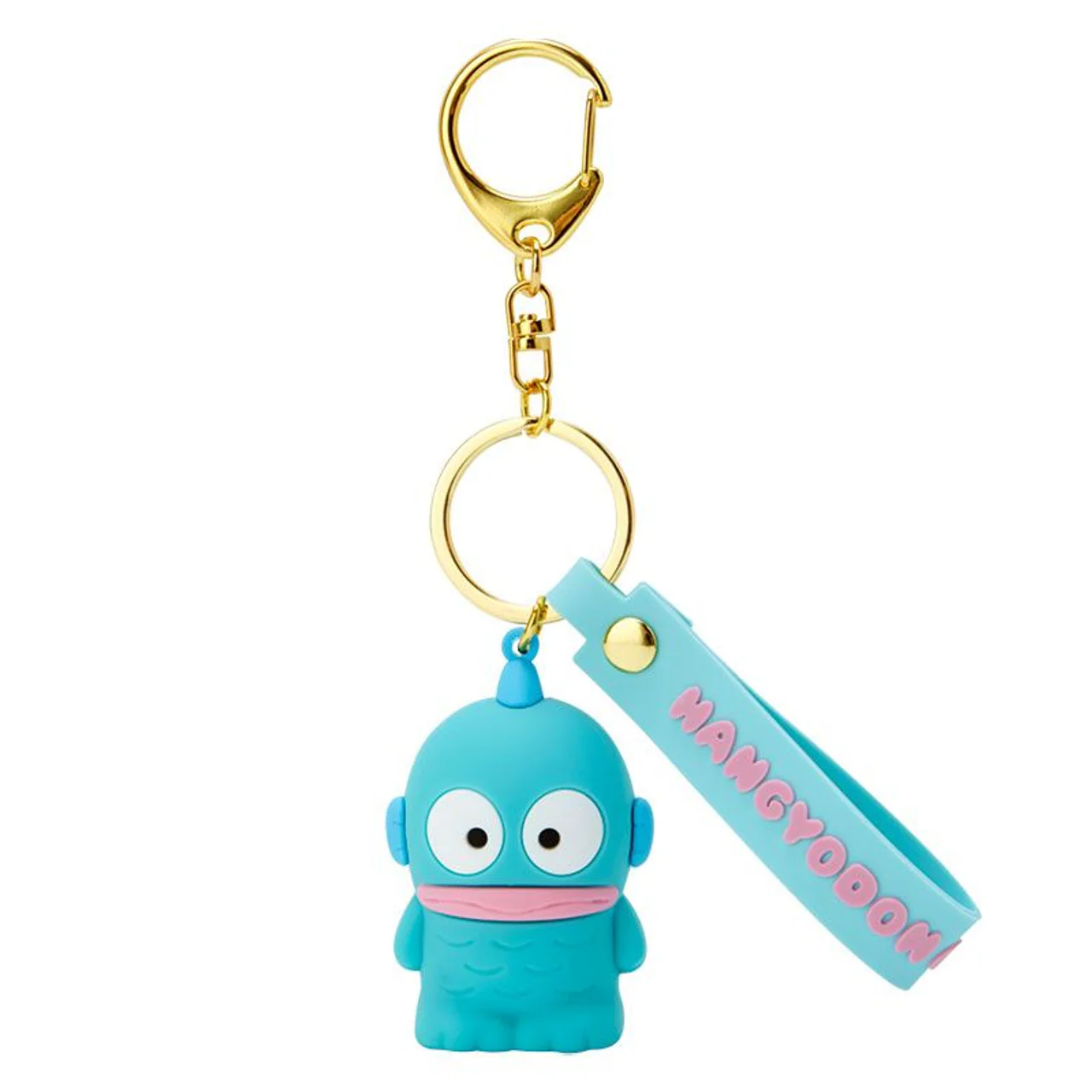 Hangyodon Keyring with Plastic Mascot