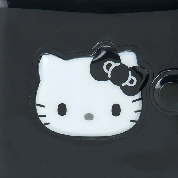 I Love Hello Kitty Black PVC Wallet - Image 4