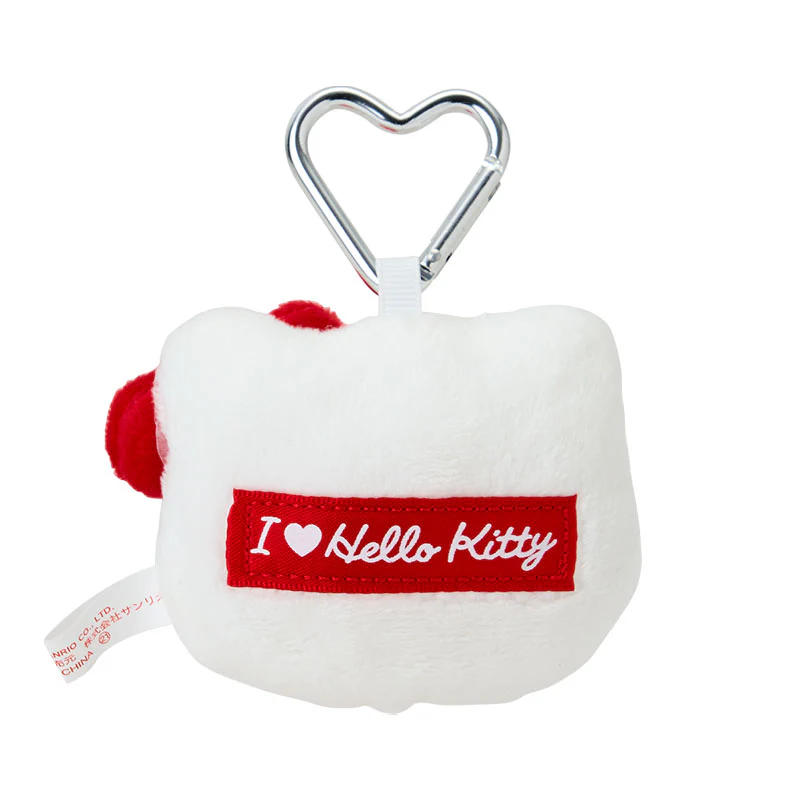 I Love Hello Kitty Red Mascot Plush Keychain - Image 2