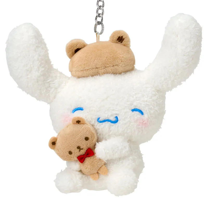 Cinnamoroll Kuma-san Bear Beret Keychain with Mascot - Image 2