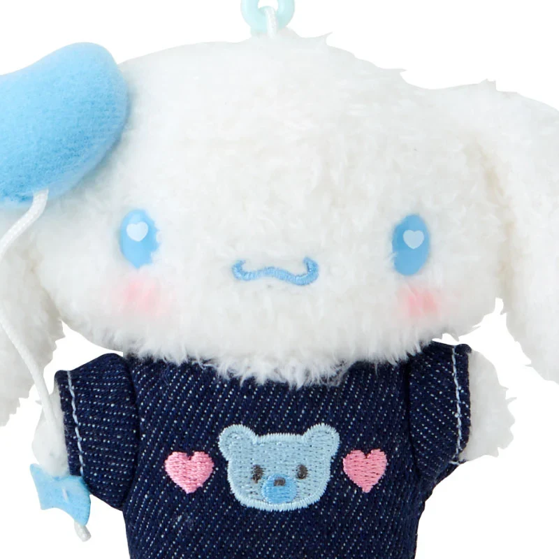 Cinnamoroll Denim Keychain with Mascot - Image 3