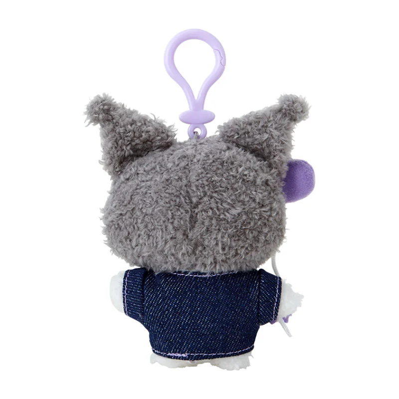 Kuromi Denim Keychain with Mascot - Image 2