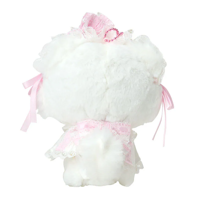 Charmmy Kitty Pink Frills & Rose Mascot Plush Keychain - Image 3