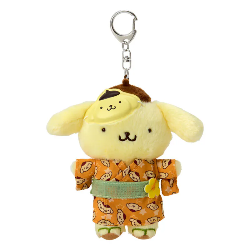 Pompompurin Festival Plush Mascot Keychain