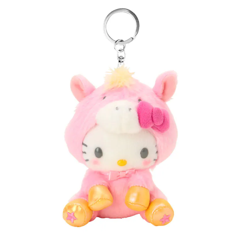 Hello Kitty Horse Keychain with Mascot