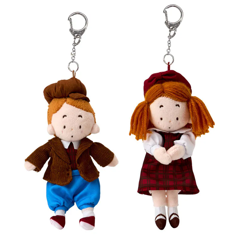 Vaudeville Duo Look Keychain with Mascot