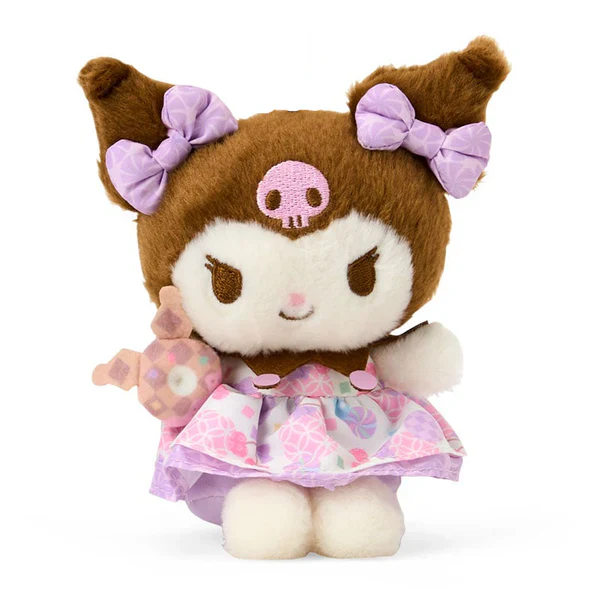 Kuromi Pastel Keychain with Mascot