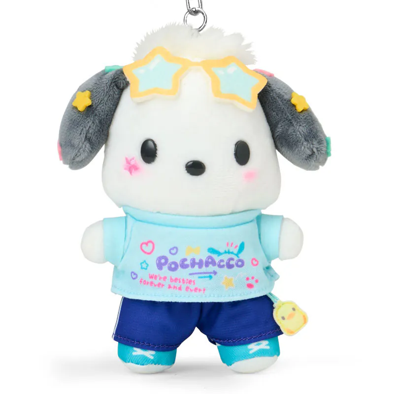 Pochacco Sparkling School Life Mascot Plush Keychain - Image 2