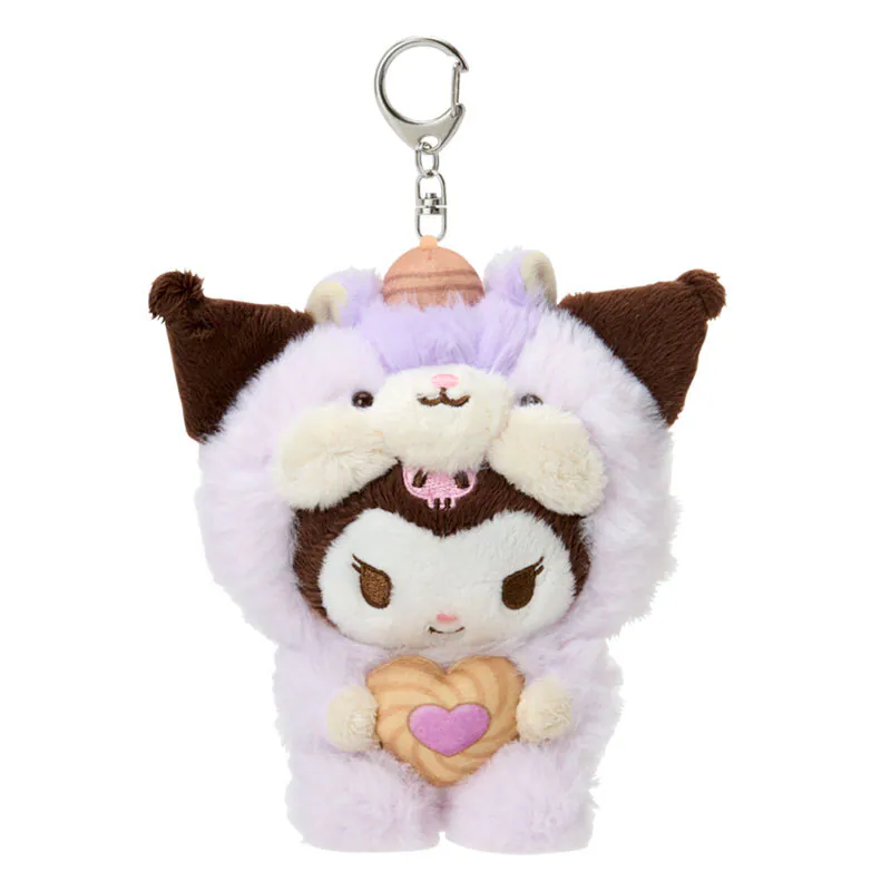 Kuromi Squirrel Keychain with Mascot