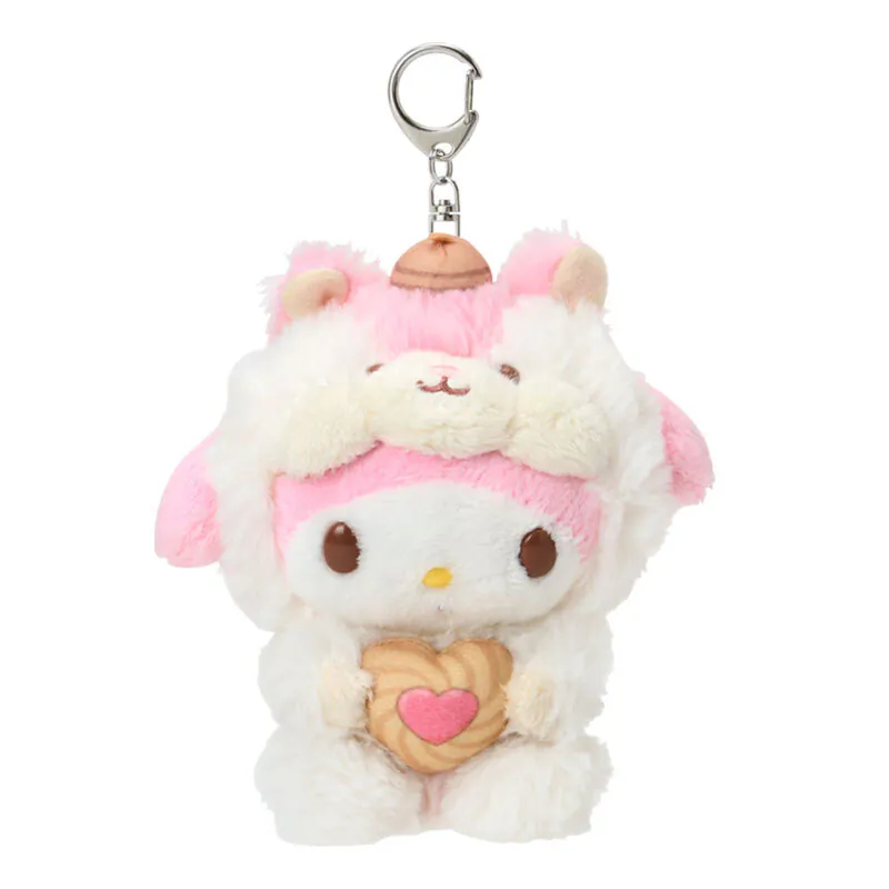 My Melody Squirrel Keychain with Mascot