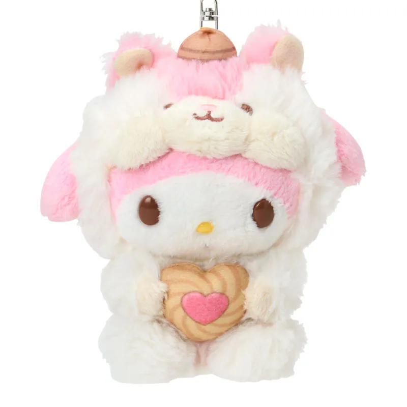 My Melody Squirrel Keychain with Mascot - Image 2