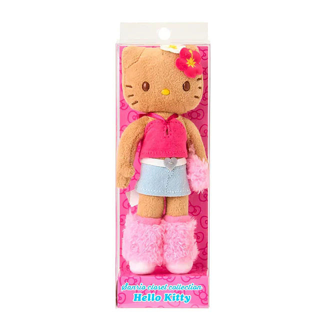 Hello Kitty Sanrio Closet Collection Keychain with Mascot (Gal) - Image 3